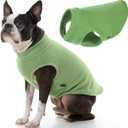 Gooby - Stretch Fleece Vest, Pullover Fleece Vest Jacket Sweater for Dogs, Grass Green, Large (Large Length (13.5"))