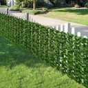 DearHouse Artificial Ivy Privacy Fence, 197x78.7inch Artificial Hedges Fence and Faux Ivy Leaf Decoration for Outdoor Decor, Home, Garden Decor