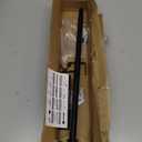 2 Pack Black Curtain Rods for windows 32 to 48 inch, 5/8 inch Splicing Heavy Duty Metal Curtain Rod Set with Brackets