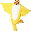 Adult yellow duck Onesie Costume Pajamas,animal Onesie Pajamas,Christmas Halloween yellow duck Onesie Pajamas (Medium)