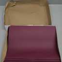 Oxford Clear Front Report Cover, 3 Prong, 1/2 inch Capacity, Burgundy, Letter Size, 25 per Box, (53341)