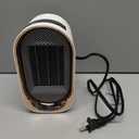 Space Heater, Portable Heater for Indoor Use, Small Electric Heaters with Overheat & Tip-Over Protection, Mini Desk Heaters for Office Bedroom Bathroom, Compact & Efficient Heating, White