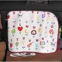 Magnetic Car Sun Shade Curtain for Side Window  Sun Blocker and UV Protector for Baby, Kids, and Pets  Universal Fit with Built-in Magnets for Steel-Framed Door (Magnet-New Alphabet)