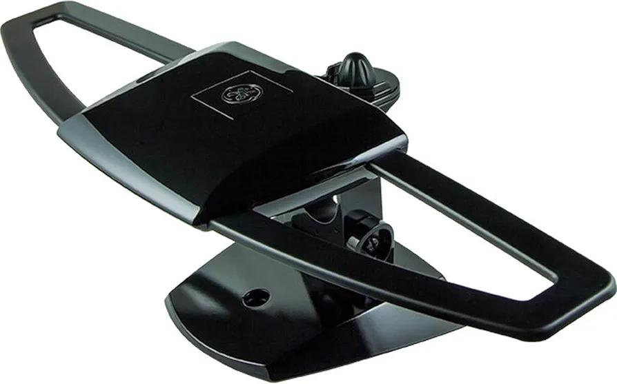 GE UltraPro Black Stealth Mobile TV Antenna, Perfect for Tailgating and Camping, Indoor, Outdoor, Attic, Long Range Antenna, Digital, HDTV Antenna, 4K 1080P VHF UHF, 6 ft Coaxial Cable, 34140, Small