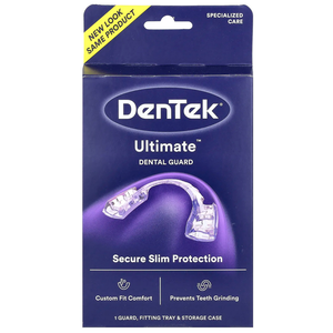DenTek Ultimate Dental Guard, SlimFit Mouth Guard for Grinding Teeth at Night, 1 Count