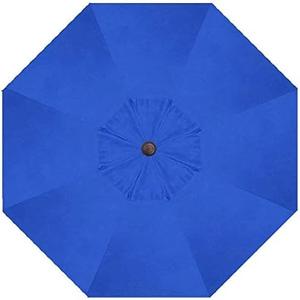 9ft Patio Umbrella Replacement Canopy Market Umbrella Top Outdoor Umbrella Canopy with 8 Ribs,Vented Canopy, Fade Resistant, UPF 50+ Excellent Sun Protection