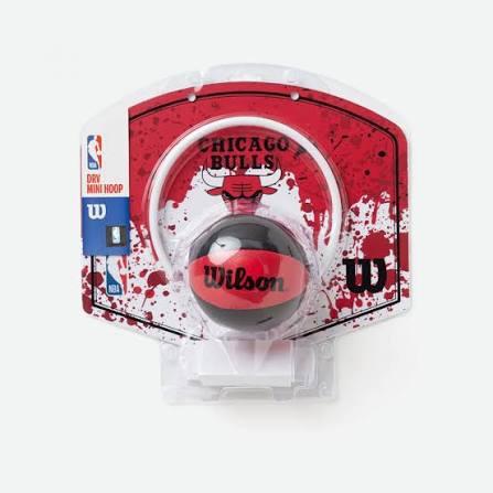Wilson NBA Team Mini Hoop Chi Bulls Red