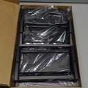 Monitor Stand Riser, Laptop Stand for Desk, Office Desk Organizer and Accessories, Computer Desktop Shelf with Drawer and Pen Holder, Printer Stand for Home, Office, Dorm (Black)