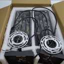 Black Pendant Lighting Modern Pendant Light, Mini Crystal Chandeliers,Adjustable Pendant Light Fixture for Kitchen Island Dinning Room Bedroom (2 Pack)