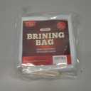 Brining Bags for Turkey, 26"22", 4 Pack, Double Zipper Seal Thickened Brine Bags, No BPA Material, with 2 Cotton Strings for Marinating, Holds up to 35lbs