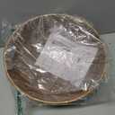 Bowl Rattan Table lampshade,Woven Wicker Lamp Shade, Natural, Bowl Design, Spider Fitter, 11.8"W x 5.9"H