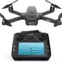 K600GPS Drone with Camera for Adults, 4.5 inch LCD RC Screen, 32G SD Card, GPS Drone Auto Return, Gesture Flight, Brushless Motor, Optical Flow,3 Speeds for Adults/Beginners, Under 249g