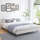 ALDRICH 5 Inch Heavy Duty Metal Box Spring Mattress Foundation 3000lbs Max Weight Capacity/Non-Slip/No Noise/Easy Assembly/Easy Clean Cover,Full