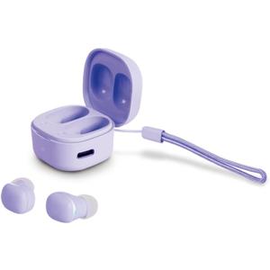 Kids Wireless Earbuds, Cute Color Ear Buds for Kids & Women, 2.5g Ultra-Light, Coin-Sized Charging Case, Bluetooth 5.4 Earphones for Workout &Outdoor, Laptop Pad Phones Compatible, Purple