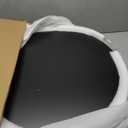 Black Small Tulip Table, 24 Inch Round Dining Table for 2 Person with Pedestal Base for Kitchen, Circle Bistro Table, Mid Century Modern Cafe Tables for Small Spaces in Living Room, Office, Pub, Bar