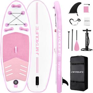 Kids Inflatable Stand Up Paddle Board, Kids Paddle Board with SUP Accessories, Anti-Slip EVA Deck, 7’6’’Child SUP for Kids & Youth