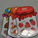 12 Pieces Magnetic Color Sorting Toys, 60 Color Magnets Educational Refrigerator Whiteboard for Baby Toddlers Kids Magnets