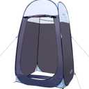 Leader Accessories Pop Up Shower Tent Dressing Changing Room Privacy Portable Camping Shelters 4' x 4' x 78" H Extra-Large Space (1Grey)