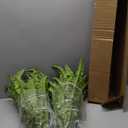Dkaltm Artificial Boston Fern Bush- Set of 2 Large Artificial Ferns for Outdoors, 45Inch Large Faux Ferns, Suitable for Office & Living Room Decor, 55Branches for Each Bouquet