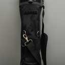 Golf Lightweight Stand Carry Bag  5lbs, 4 Way Dividers, Comfortable Strap, Rain Hood, for Men & Women (Black)