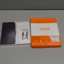 TUCCH Case Wallet for iPhone 17 Pro (6.3") 2025, Wrist Strap, Stand, RFID Blocking, 4 Card Holder, TPU Shockproof Shell, PU Leather, Magnetic Closure Folio Protective Cover, Deep Purple