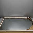 Arched Bathroom Mirror for Wall, Mirror for Vanity,38''x26'' Large Wall Mounted Mirror, Metal Frame (38''x26'', Gold)