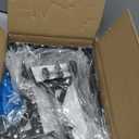 Bedside Shelf Foldable, Metal Clip-On Bunk Bed Table Shelf for Top Bunk Heavy Duty Bed Side Table Tray for College Dorm Room Essentials, Loft Nightstand Organizer Tray with 1 Cord Hole(Black) (12.6" x 9.28" x 0.79")