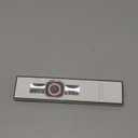 NewWays Stainless Steel & Silicone Hybrid Band for Apple Watch Ultra 3 2 1 49mm Series 11/10 46mm 45mm 44mm Series 4 5 6 7 8 9 10 11 SE Link Bracelet Magnetic Clasp Strap Sport Metal Band for Men (Titanium w/ Orange)