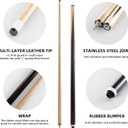 HNQQ Pool Cue Stick/Billairds cue Stick (42" Set of 2)