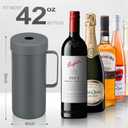 Bottle Chiller with Handle | Portable Rapid Cooling Champagne Insulator | Stainless Steel Cooler Sleeve | Ideal Gift for Lover | | Perfect for Dinner Parties & Outdoor Picnics