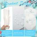 Resurhang 2 Pcs Large Easter Bunny Stencils 5 Sizes Reusable Rabbit Stencil Drawing Template for Painting on Window, Floor, DIY Crafts, Doormats, Paper, Wall, Party Decor