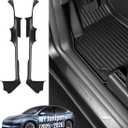 BMZX for Tesla Model Y Juniper 2025-2026 Door Sill Protector 2PCS | TPE Anti-Dust Protective Covers | No-Gap Design | Covers Front & Rear Seats | Easy to Clean