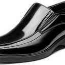 Bruno Marc Men's Square Toe Dress Loafers Formal Shoes (10.5, 5-black Pat)