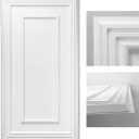 Art3d Drop Ceiling Tiles, 24x48in. White (12-Pack), Polyvinyl Chloride (PVC), Glue Down (24"x48")