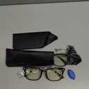 livho High Tech Blue Light Glasses - Advanced Blue Light Blocking Computer Glasses - Screen Fatigue & UV Protection (*B2 Matte Black+leopard)