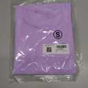 LookbookStore 3/4 Sleeve Dress for Women Shift Cute Summer Tunic Floral Lace Dresses (Purple, S)