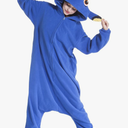 SimZoo Adult Animal Onesie Pajamas, Men and Women's Animal Cosplay Costume Sleepwear, One-Piece Unisex Homewear XL
