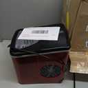Frigidaire Counter top Portable, 26 lb per Day Nugget Ice Maker Machine (Red Stainless Steel)