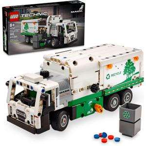 LEGO Technic Mack LR Electric Garbage Truck Toy, Buildable Kids Truck for Pretend Play, Great Gift for Boys, Girls and Kids Ages 8 and Up who Love Recycling Toys and Vehicles, 42167