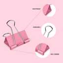 3 x 18 Pcs Extra Large Binder Clips 2 inch Length, Colorful Big Paper Clips for Office