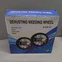 KINMRIS Unbreakable Wired Trimmer Blade for Weed Eater, Replacement and Accessories, Garden Grass Brush Cutting Head for Rust Removal,Paving Stone, Pavement Joints or Driveway (8 inch Regular)