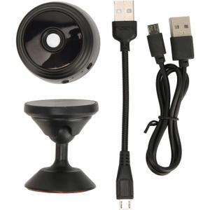 Indoor Security Camera, 150 Degree Viewing Angle 1080P Wireless WiFi Camera with HD Night Vision for Home Outdoor Sports, Black