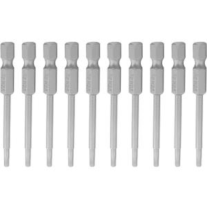 2 x Utoolmart H2.5 Magnetic Hex Head Screwdriver Bits, 1/4 Inch Hex Shank 65mm Length S2 Power Tools 10Pcs