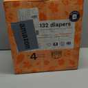 Pura Sensitive Skin Baby Diapers | Size 4 (18-31 lbs) | Hypoallergenic, Totally Chlorine Free, Fragrance Free, Up to 12-Hour Leak Protection | 6 Packs of 22 (132 Diapers)