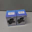 2 x FBB Phone Mount for Car, Air Vent Car Phone Holder with Metal Hook, One-Handed Operation 360 Rotation Cradle Compatible with 4-7 inch iPhone Samsung and Other Smartphones (Dark Black)