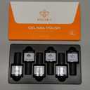 Modelones Gel Nail Polish Set, Nude 6 Colors Neutral Gel Polish Skin Tone Pink Glitter Nail Polish Shimmery Pear Gel Polish Starter Kit Soak Off All Season LED Soapnails Manicure DIY Salon