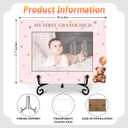 My First Grandchild Picture Frame, Grandkids Grandma Grandpa Gifts Grandparents Gifts, Wooden Photo Frame With Iron Stand, Tabletop Decor -14
