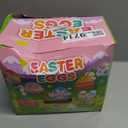 [ 6 Surprise Golden Eggs ] 100 Pack Prefilled Easter Eggs with Assorted Toys Inside, 100 Plastic Easter Eggs Fillers with Toys, Pre-filled Easter Egg Hunt Stuffed, Easter Basket Stuffers