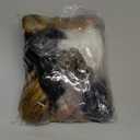 Tatuo DIY Faux Fur Pom Poms Ball with Press Button Removable Fluffy Pompom for Knitting Hats Shoes Scarves Bag Accessories (Neutral Color, 14)