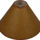 FenchelShades.com Lampshade 4" Top Diameter x 13" Bottom Diameter x 9" Slant Height with Washer (Spider) Attachment for Lamps with a Harp (Paper Oiled Kraft)